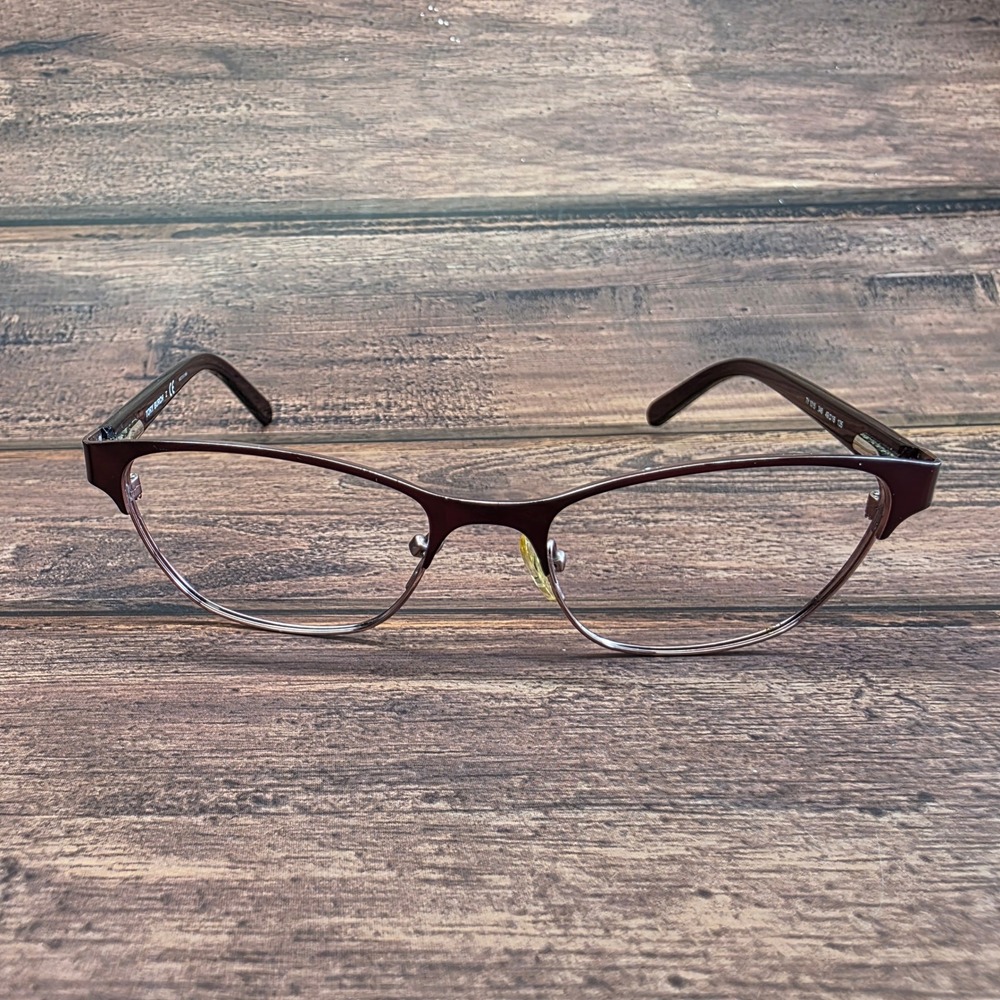 Tory Burch TY 1015 346 Burgundy Wine Cat Eye Eyeglass Frames 49-16-135 Womens
